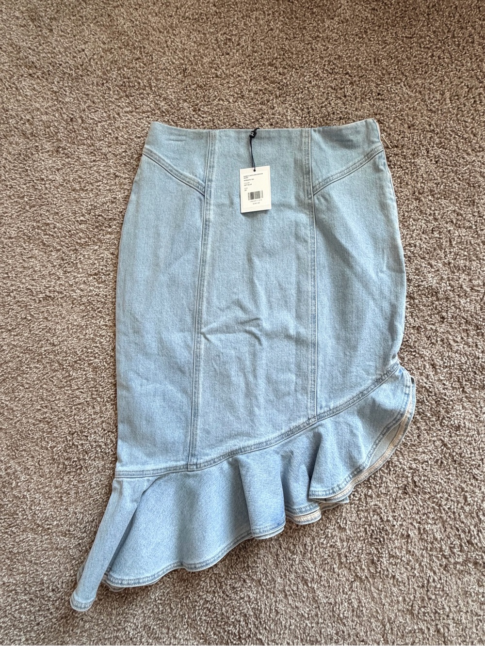 GENERATION LOVE Sable Cascade Denim Skirt with stretch size 8/29 women's NWT - Picture 7 of 13